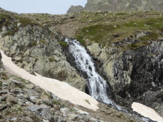 la cascata a 2400 metri