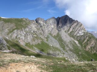 Il Monte Gabel visto dal Colletto Chiausis.