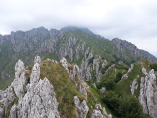 Cresta verso il Monte Alben.