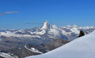 Cervino e Monte Bianco visti dal Feejoch