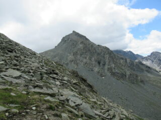Le Rocce Fourion (m.3153) dal Passo Seillerino