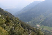 discesa sentiero 806 - vista su Sella Chianzutan