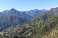 panoramica dal sentiero 135A - in primo piano M. Torretta del Prete 