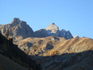 punta Zanotti a Sinistra, Rocca Rossa al centro