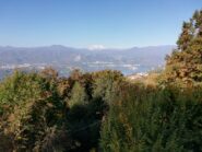 Panorama su Lago d'Orta e Monte Rosa