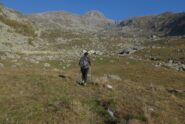 Salendo nel vallone Alpetta