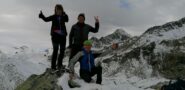Sul Monte Ros con gli amici Sergio e Graziella