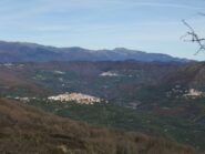 Lucinasco e le Alpi Liguri dal Monte Acquarone