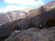 un tratto del sentiero che collega Cialancia a Borgata Cauri