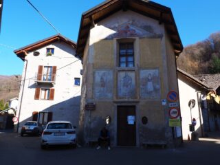La Chiesa di San Rocco a Quarona, punto di partenza.