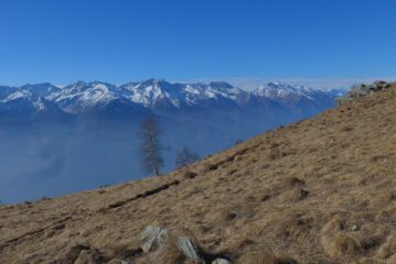 Dopo l'Alpe Formica, il panorama si allarga