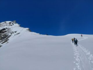 Ultimi metri con gli sci