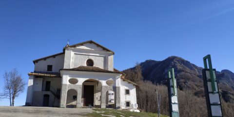 Il santuario Madonna del Colletto.