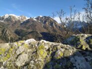 Il panorama visto sulla Alta Valle Pesio.