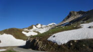 Alla partenza dal parcheggio odierno già si scorge il Pic Blanc du Galibier