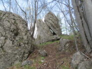 Caratteristiche rocce sul percorso