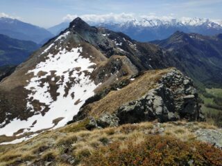 La cresta vista dal Monte Miracolo.