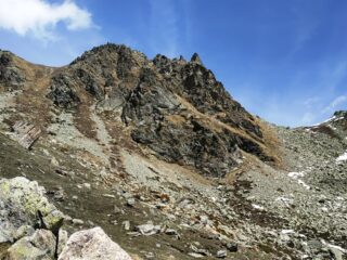 Ultimo rilievo (opzionale) quotato 2642 m per scendere dal Col Chomioy.
