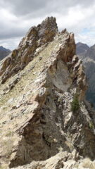 La cima del Souffi elegante nelle sue linee salita dal Bozano..