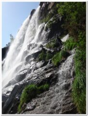La cascata dal sentiero panoramico