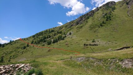 Alpi Ecules dove si abbandona il sentiero