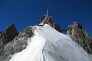 Ultimo tratto della cresta all' Aiguille du Midi