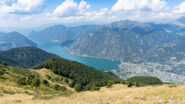 Porlezza e lago di Lugano visti dal Galbiga