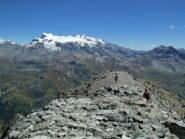 Arrivo in cima al Mont Rous