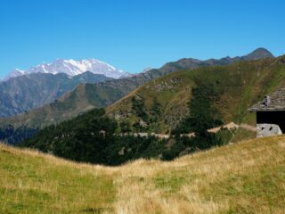 Il Monte Rosa dall'Alpe Rondecca.