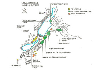 Strutture della diga di Alpe Gera (da http://stilealpino.it/)