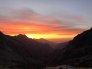 I colori dell'alba sul vallone di Forzo