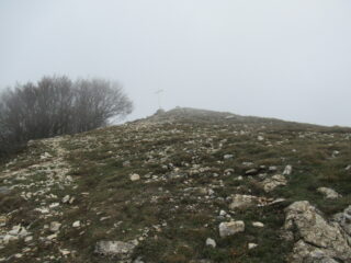 Monte Carmo (m.1389) nella nebbia