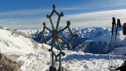 Monte Pianard - croce occitana di vetta