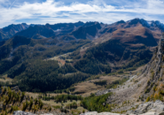 La cresta di confine con Val Chiusella e val Soana
