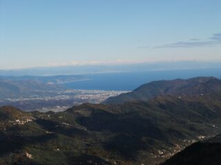 Panorama verso Albenga e Genova