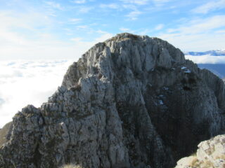 La cresta finale per il Monte Toraggio (m.1972)
