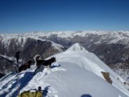 dalla cima vista verso il Monte Fovria