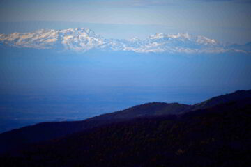 Monte Rosa e Mischabel dal monte Carmo