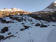 In vista dell'Alpe Inferiore e della vetta