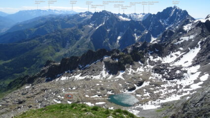 Ex conca glaciale della bella Val di Quai, vista dalla cima del P.zo di Rodes. 