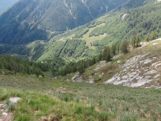 Versante Ovest, Alpe Colla a sinistra