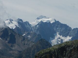 Barre des Ecrins vista dal Col du Galibier