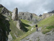discesa verso l'Alpe du Lauzet