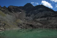 Lago Garin (2854 m) e Punta Garin