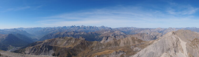 Panoramica dal Monte Chaberton
