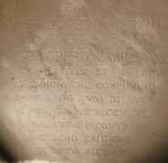 Targa commemorativa del Pilonetto