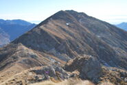 Dalla vetta: la cresta da Mont de Prial e le Cime Lose Bianche