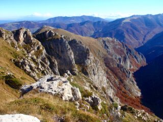 l'orrido sul versante Val Corsaglia
