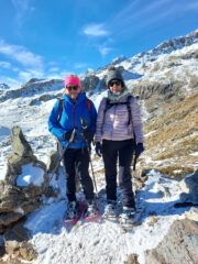 Daniela e Valentina al colle di raty 2278 m.