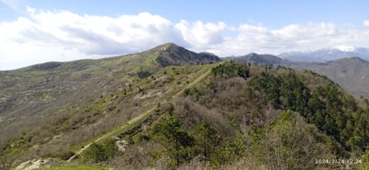 Monti Mezzogiorno (m.750) e Ceresa (m.913) dal Penna 